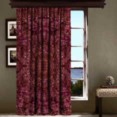 Ottoman Tile Arts 1 Pieces Curtain