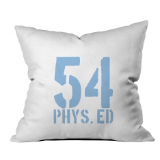 Typographic Number-54 Cushion