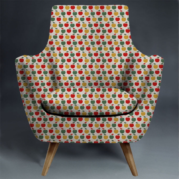 Colourful Apples Upholstery