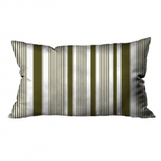Green Vertical Line Cushion