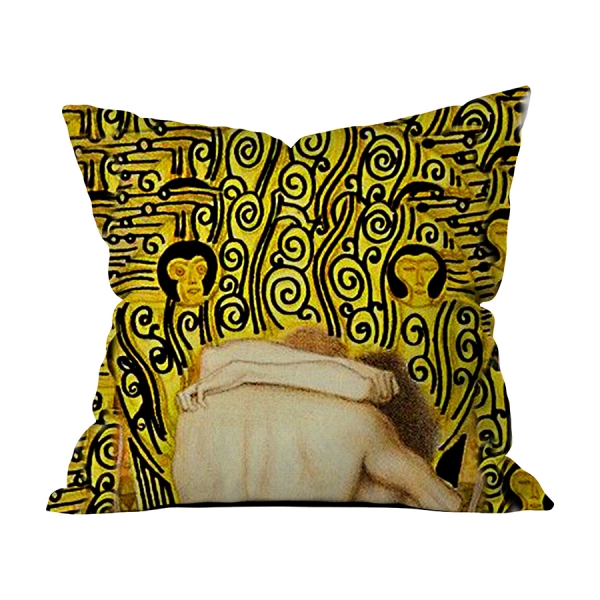 Gustav Klimt -The Sun Cushion