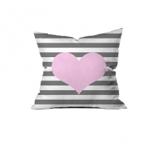 Pink Heart Cushion
