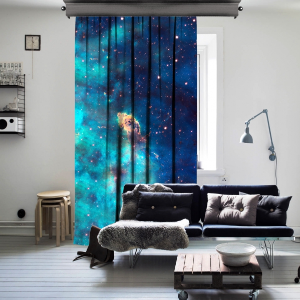 Cloud Atlas Space One Piece Curtain