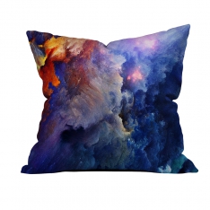 In The Deep Of Nebula Space Cushion