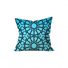 Arbuz (Turquoise Light Effect) Pillow