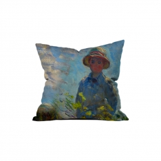Claude Monet - Güneş Şemsiyeli Kadın 1