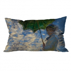 Claude Monet - Güneş Şemsiyeli Kadın 2