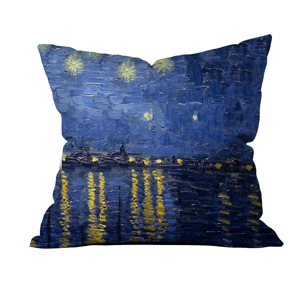 Vincent Van Gogh - Rhone Üzerinde Yazılı Yıldızlı Gece 2