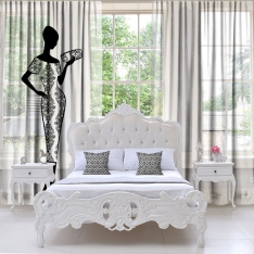 Elegant and Stylish Woman Tulle Curtain Single Piece