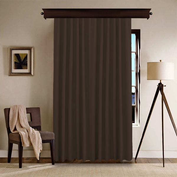 Dark Brown Curtain