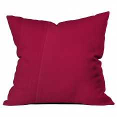 Bordered Pattern Dark Pink Cushion