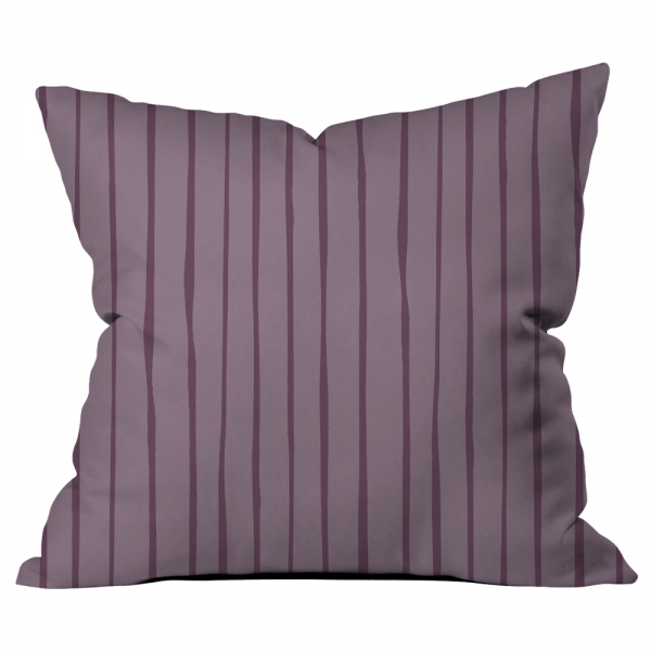 Scattered Lines Lavender Cushion