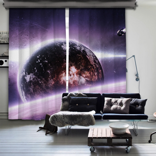 Interplanetary Voyage 2 Panel Curtain