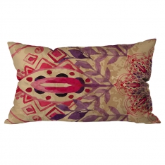 Pink and Purple Antique Mandala Cushion Style 2