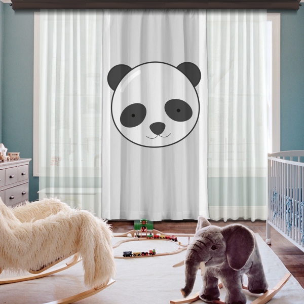 Cipcici Panda One Piece Curtain