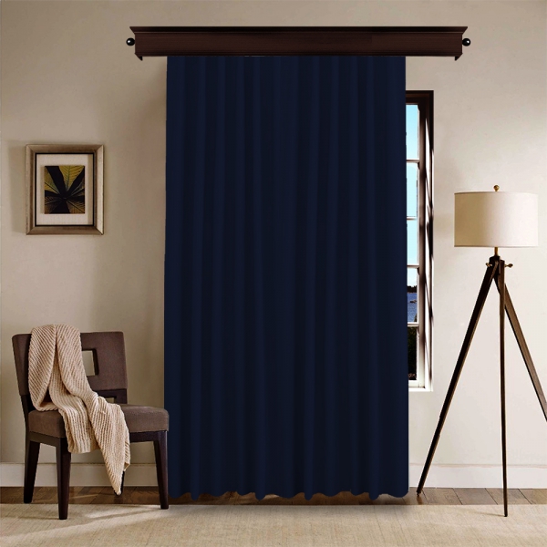 Navy Blue Panel Curtain