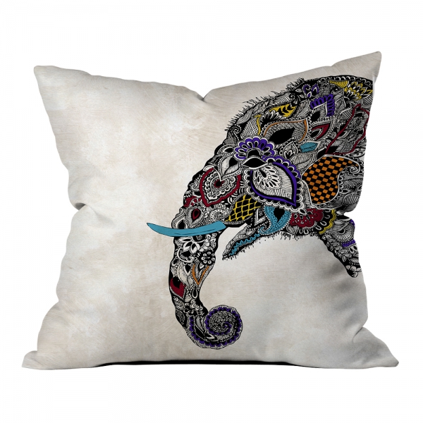 Ethnic Elephant Figured Combine Pillow
