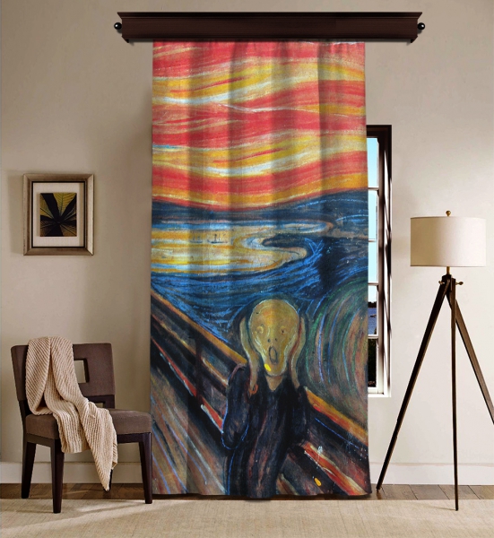 Edvard Munch - Scream Blackout Curtain