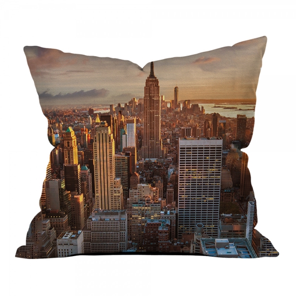 New York View Pillow