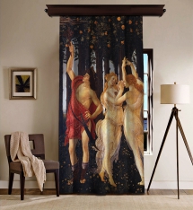 Sandro Botticelli - Primavera Panel 1 Blackout Curtain
