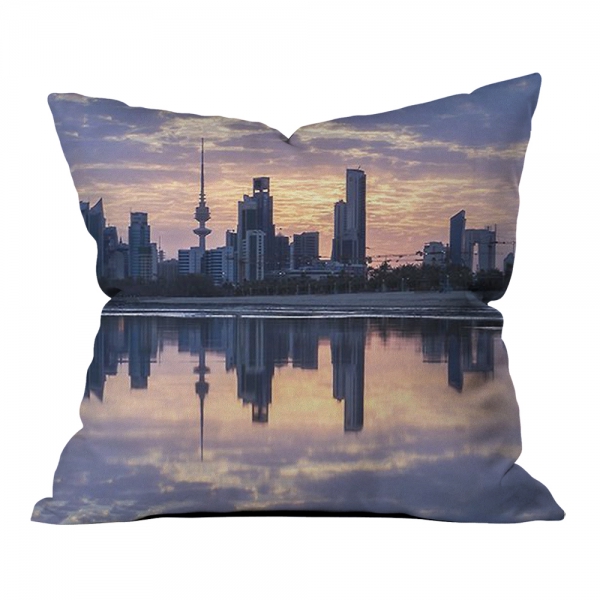 City Reflection Pillow