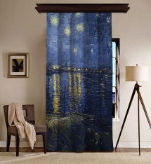 Vincent Van Gogh - Starry Night Over the Rhone Blackout Curtain