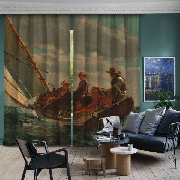 Breezing Up (A Fair Wind) 2 Pieces Panel Curtain