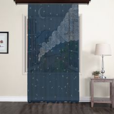 Story and Cloud Tulle Curtain