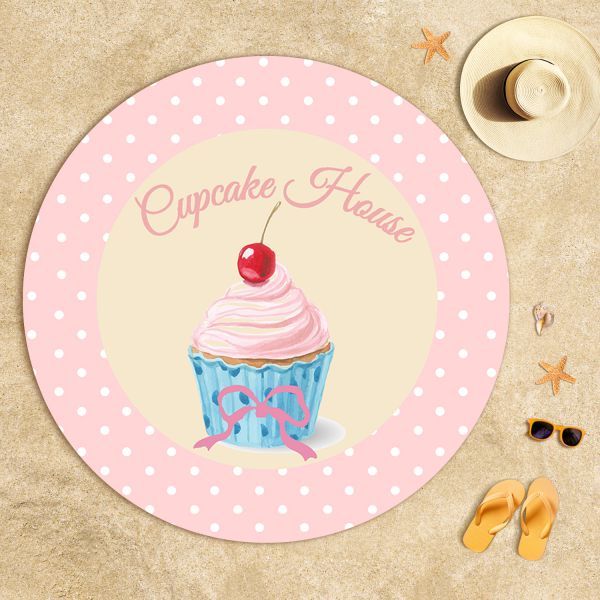 Cupcake Dreams Beach Towel