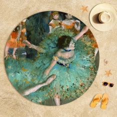 Edgar Degas - Yeşil Balerin Plaj Havlusu