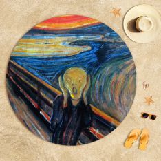 Edvard Munch - Scream Beach Towel