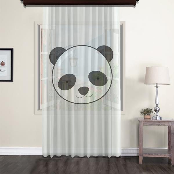 Cipcici Panda Tulle Curtain