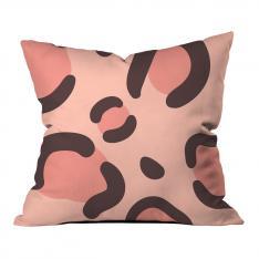 Pink Leopard Pattern Pillow
