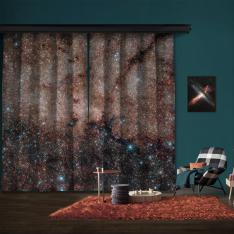 Milky Way Nuclear Star Cluster 2 Panel Curtain