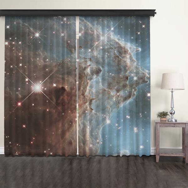 NGC 2174 2 Panel Tulle Curtain