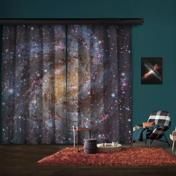 NGC 6946 (HST, Subaru) 2 Panel Blackout Curtain