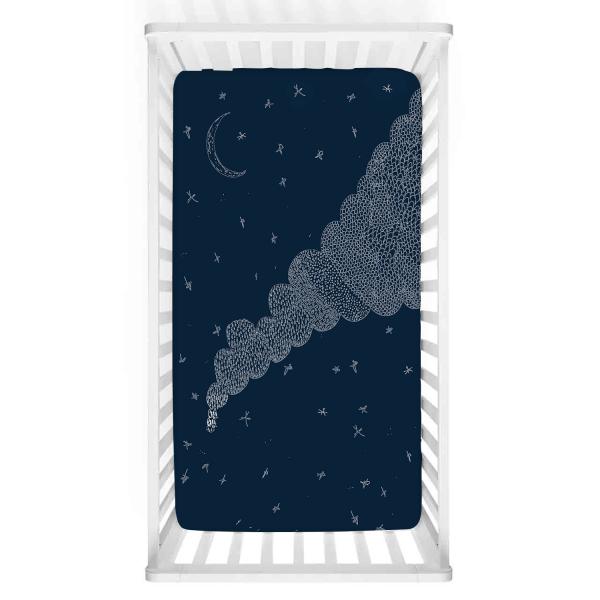Story and Cloud Baby Bed Cover