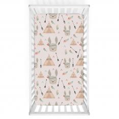 Cute Rabbits Baby Bed Cover