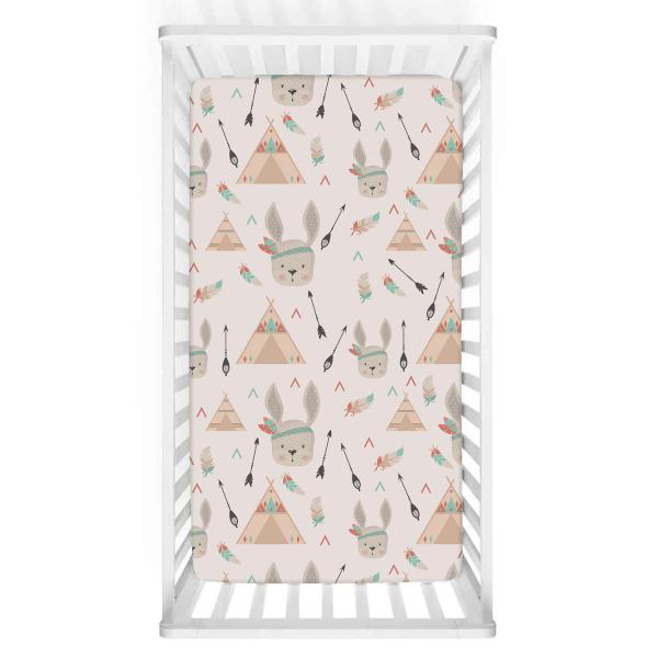 Cute Rabbits Baby Bed Cover