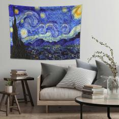 Vincent Van Gogh - Yıldızlı Gece Duvar Örtüsü