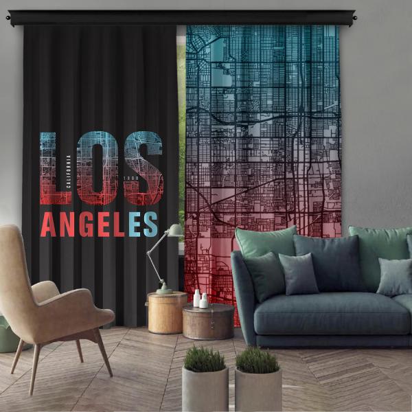 Los Angeles 2 Piece Panel Curtain