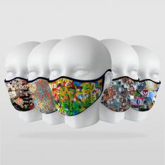 ''Hipster Series'' 5 Piece Mask Series