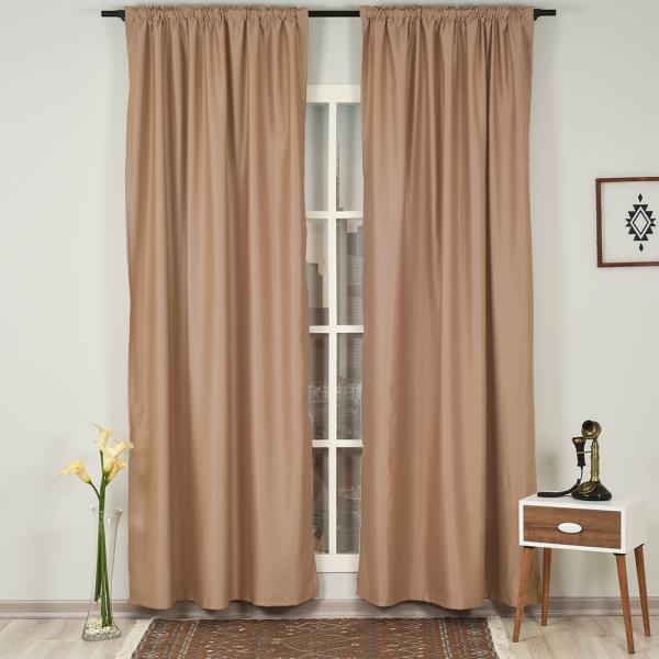 Taupe ''Single Panel'' Blackout Curtain