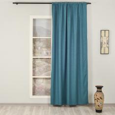 Orlof ''Single Panel'' Decorative Curtain-Indigo Blue