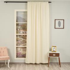 Orlof Single Panel Decorative Curtain-Ecru