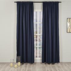 Orlof  ''Single Panel'' Decorative Curtain-Navy Blue