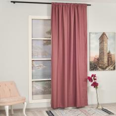 Orlof ''Single Panel'' Decorative Curtain-Pink