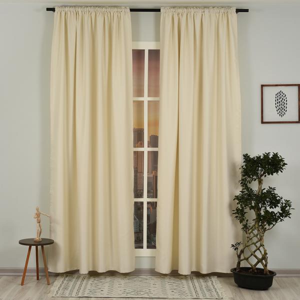 Champagne ''Single Panel'' Blackout Curtain