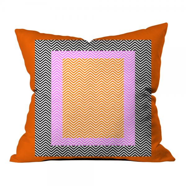 Zigzag Pattern Pillow-Colorful