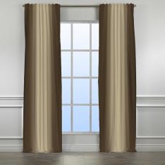 Beige-Brown ''Single Panel'' 3 Colors Ombre Curtain
